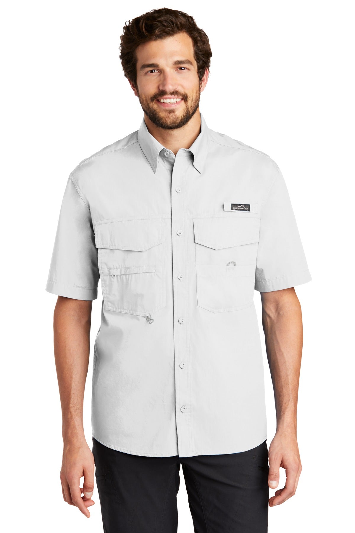 Eddie Bauer Men's Short Sleeve Fishing Shirt. EB608 Corporate Apparel Shirts & Tops