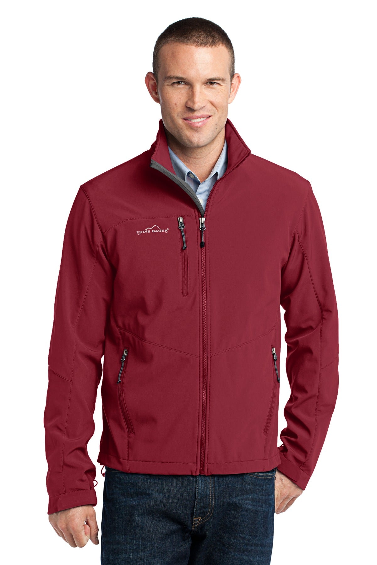 Eddie Bauer Men's Soft Shell Jacket. EB530 Corporate Apparel Jackets & Vests