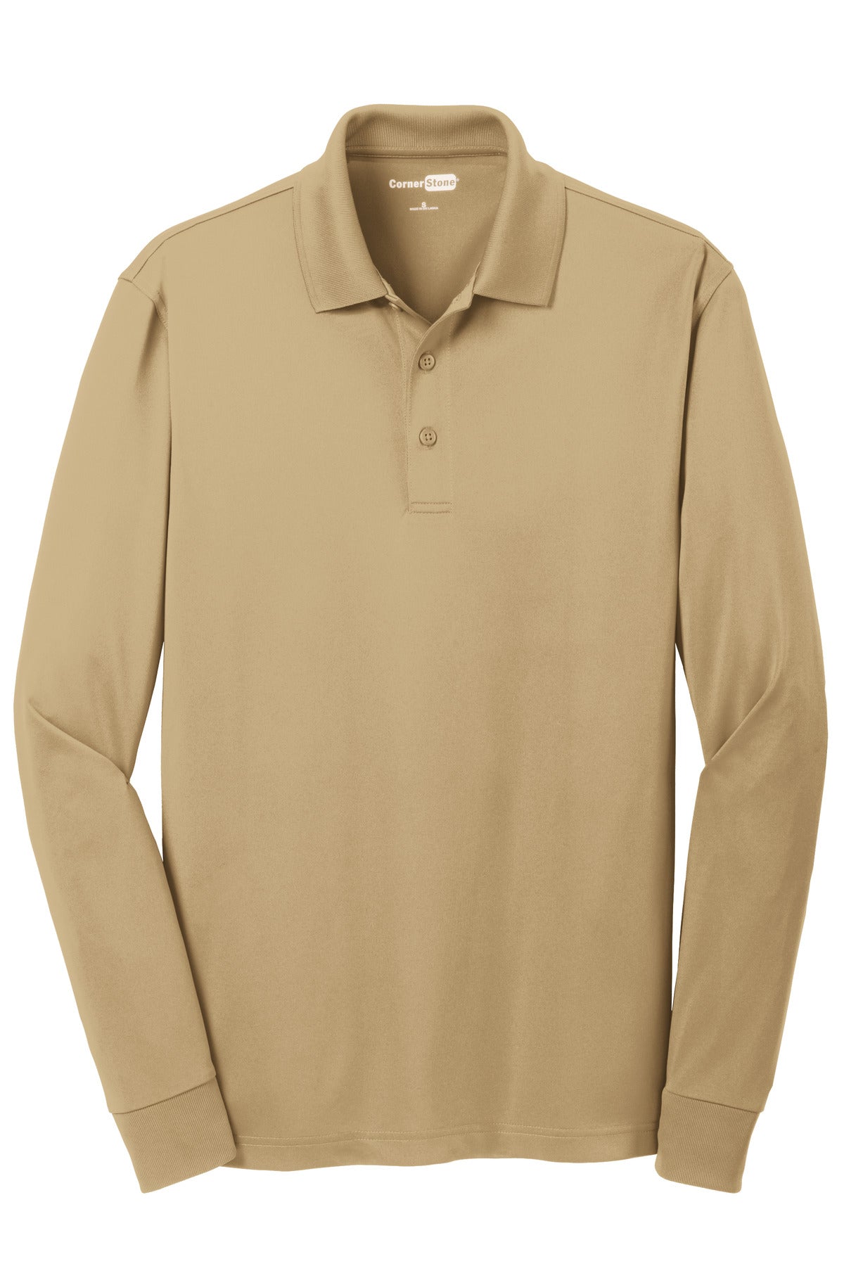 CornerStone Men's Select Snag-Proof Long Sleeve Polo. CS412LS Mens Apparel Shirts & Tops