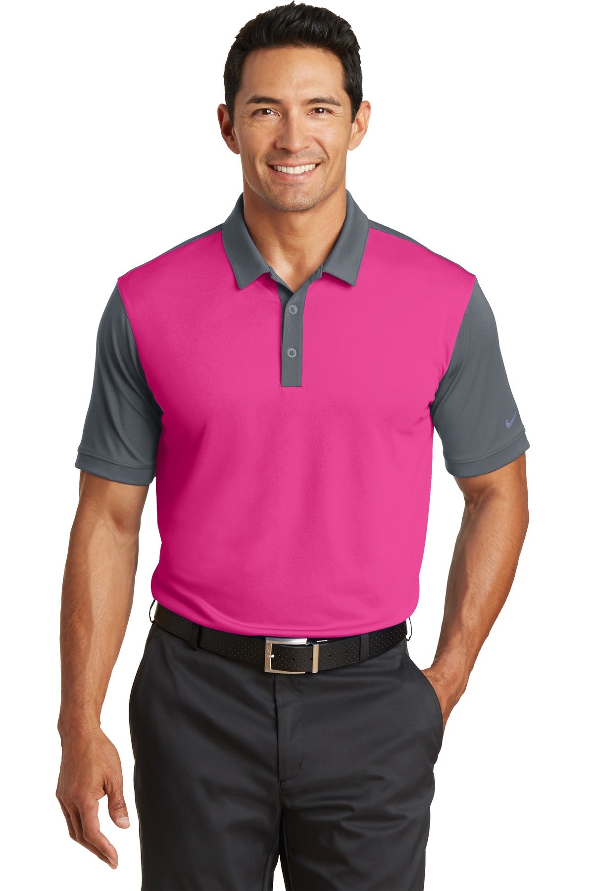 Nike Men's Dri-FIT Colorblock Icon Modern Fit Polo