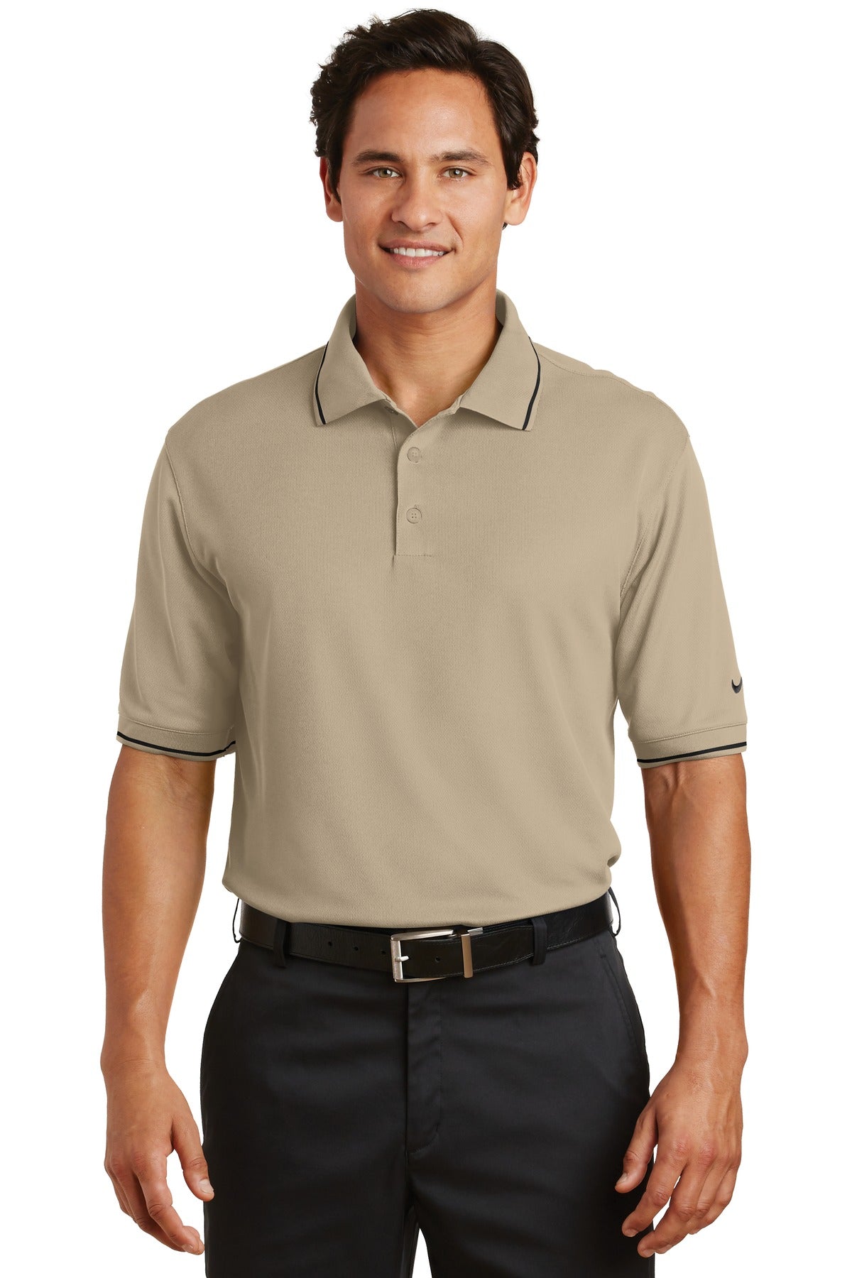 Nike Men's Dri-FIT Classic Tipped Polo. 319966 Corporate Apparel Shirts & Tops