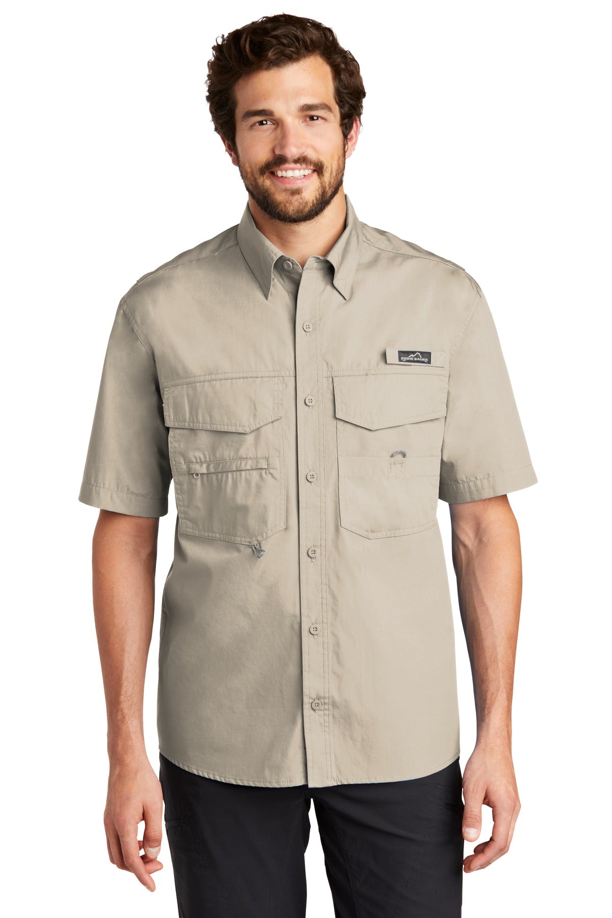 Eddie Bauer Men's Short Sleeve Fishing Shirt. EB608 Corporate Apparel Shirts & Tops