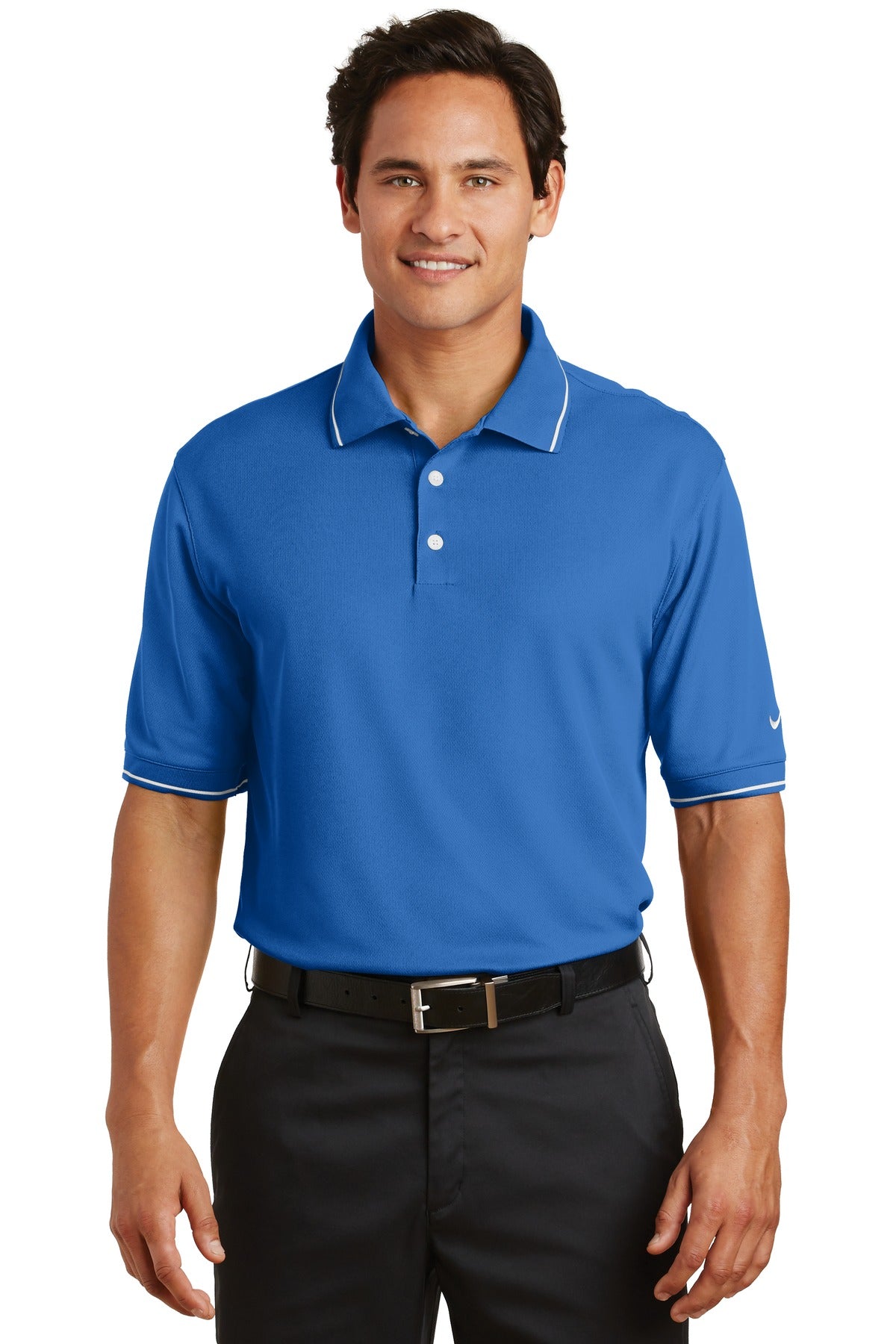 Nike Men's Dri-FIT Classic Tipped Polo. 319966 Corporate Apparel Shirts & Tops