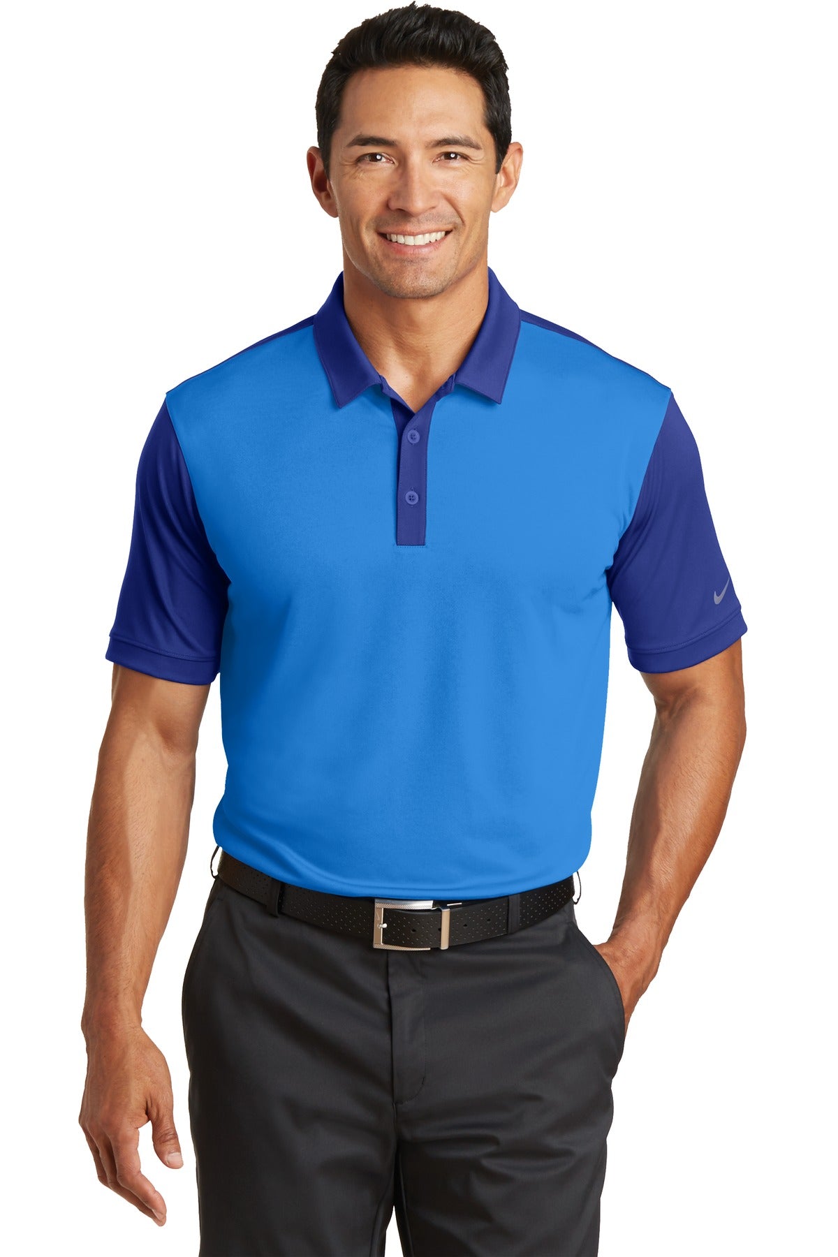 Nike Men's Dri-FIT Colorblock Icon Modern Fit Polo