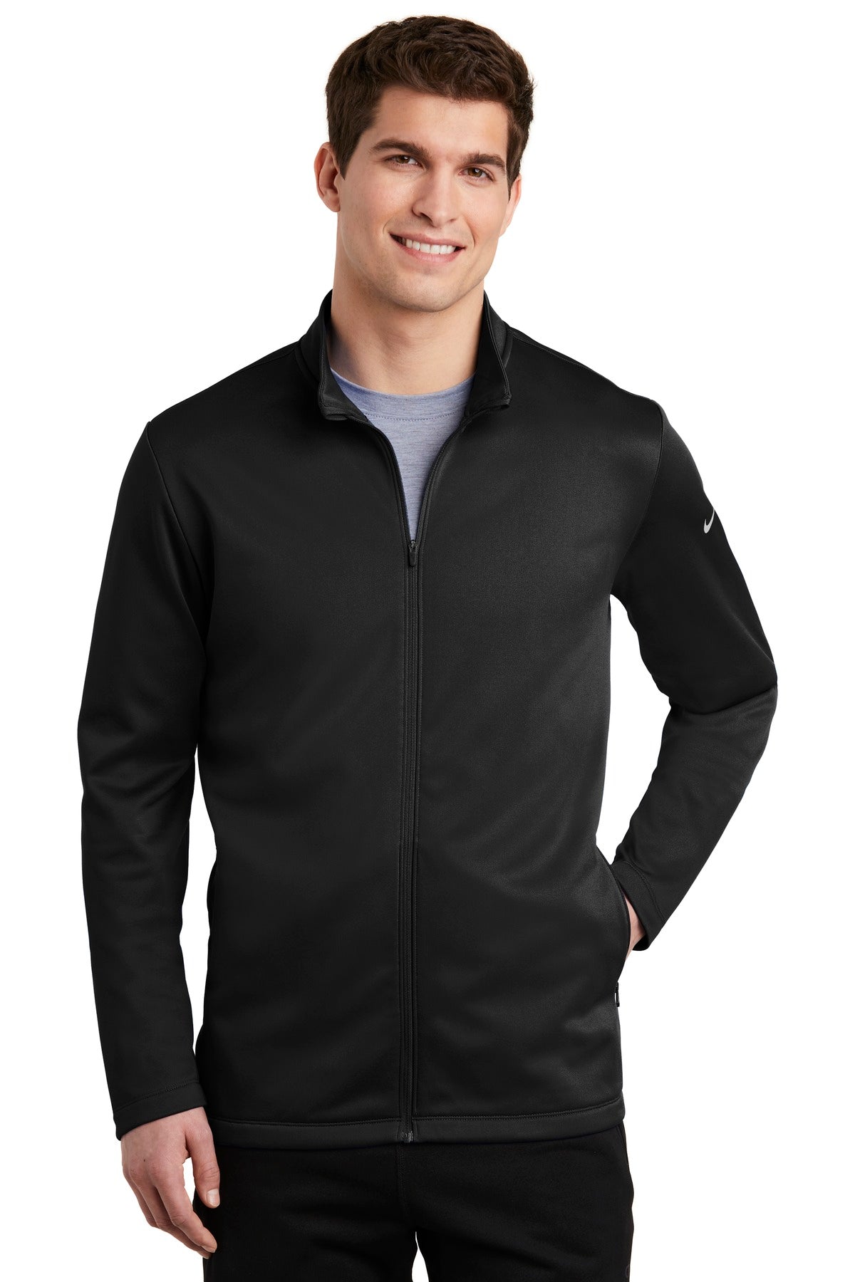 Nike Men's Therma-FIT Full-Zip Fleece. NKAH6418 Corporate Apparel Sweatshirts & Fleece