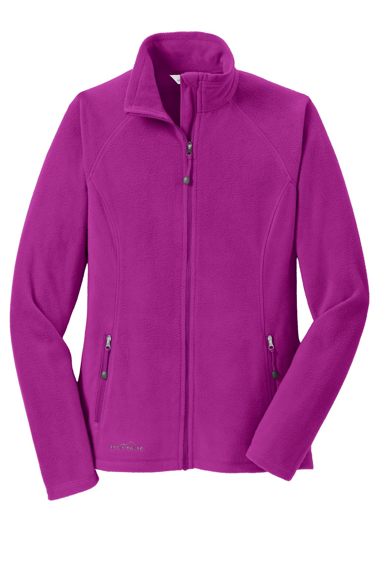 Eddie Bauer Women's Full-Zip Microfleece Jacket. EB225 Corporate Apparel Jackets & Vests