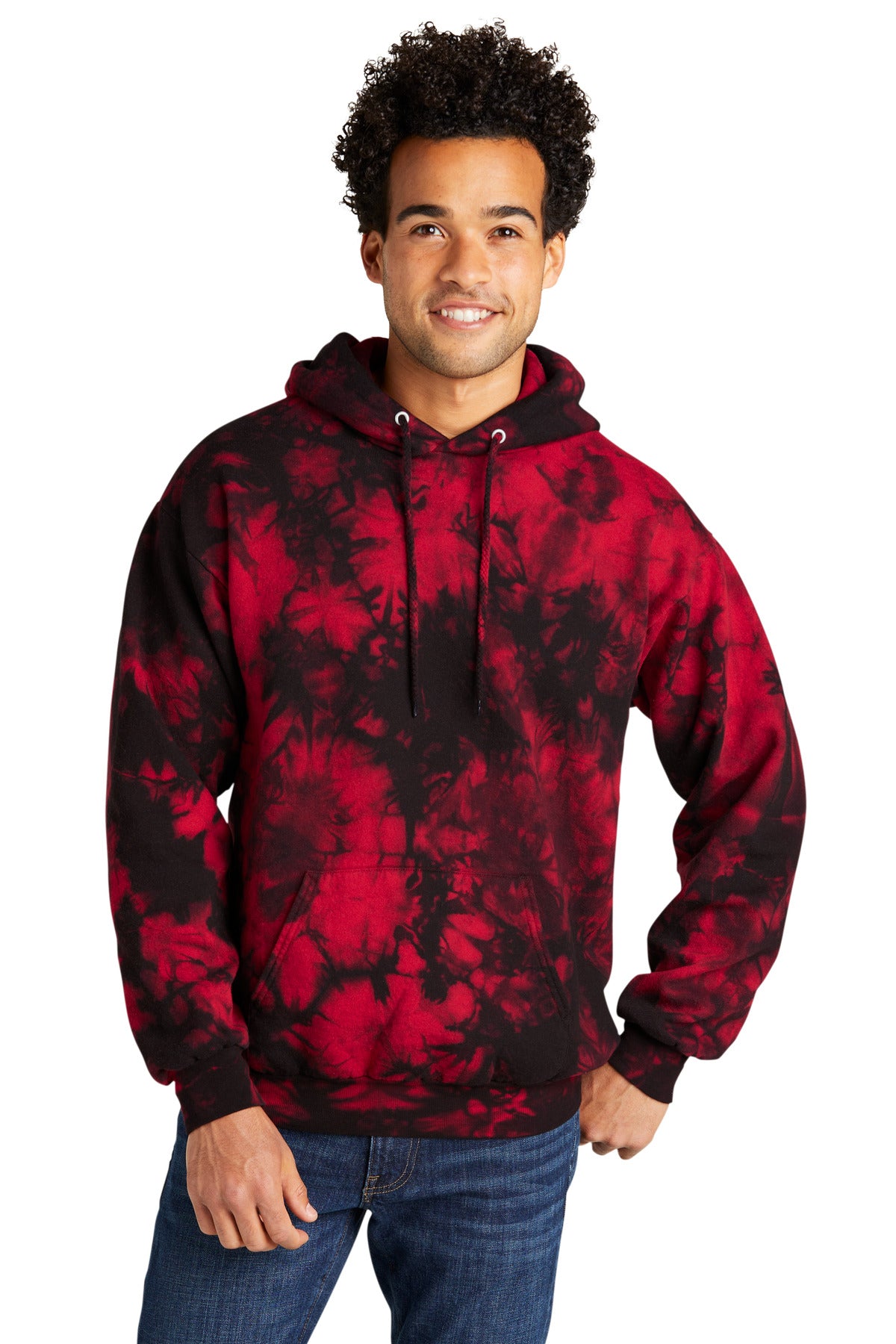Port & Co Men's Crystal Tie-Dye Pullover Hoodie PC144