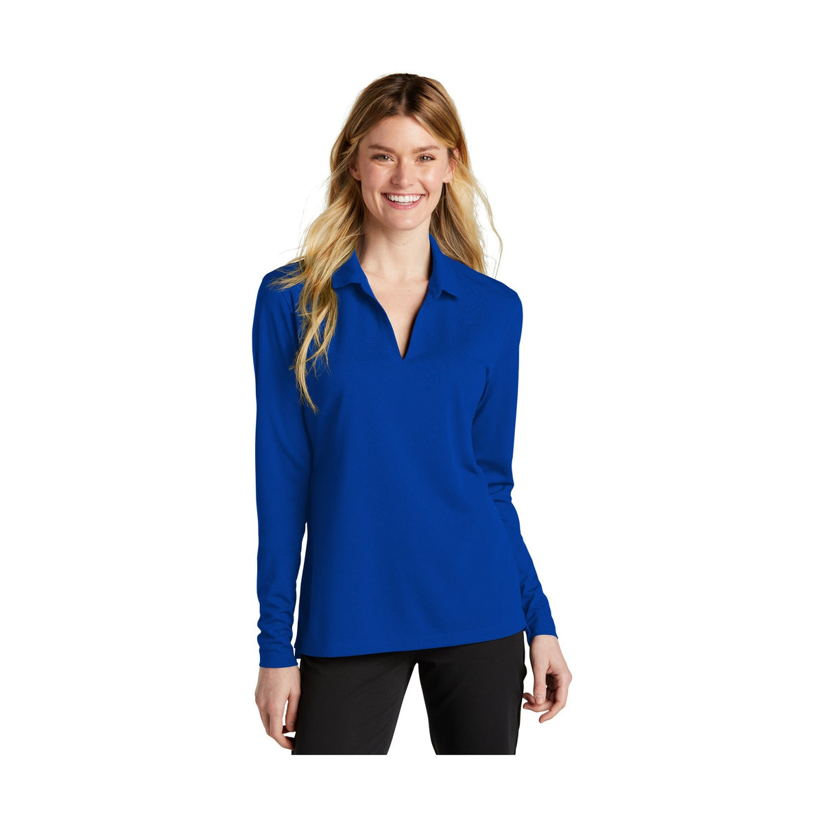 Nike Women's Dri-FIT Micro Pique 2.0 Long Sleeve Polo NKDC2105