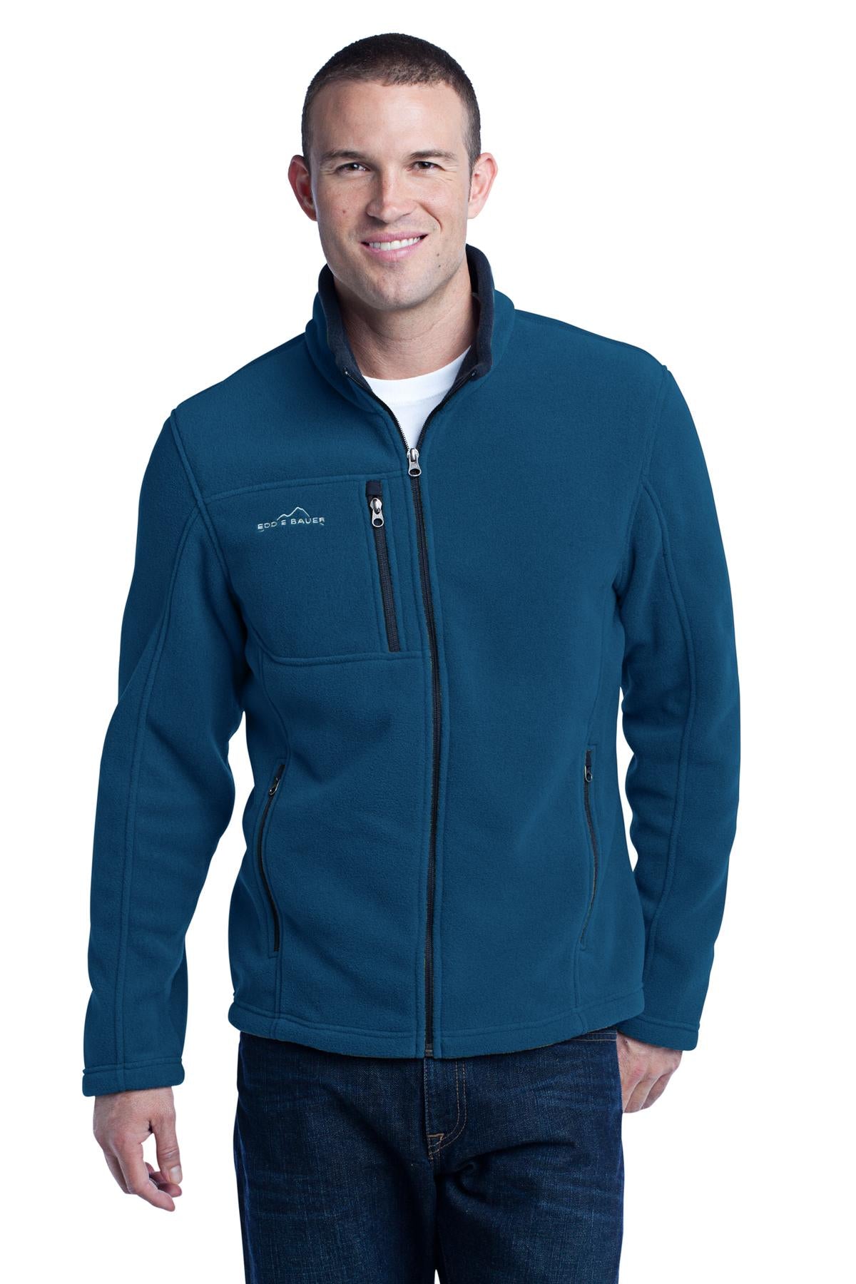 Eddie Bauer Men's Full-Zip Fleece Jacket. EB200 Corporate Apparel Jackets & Vests