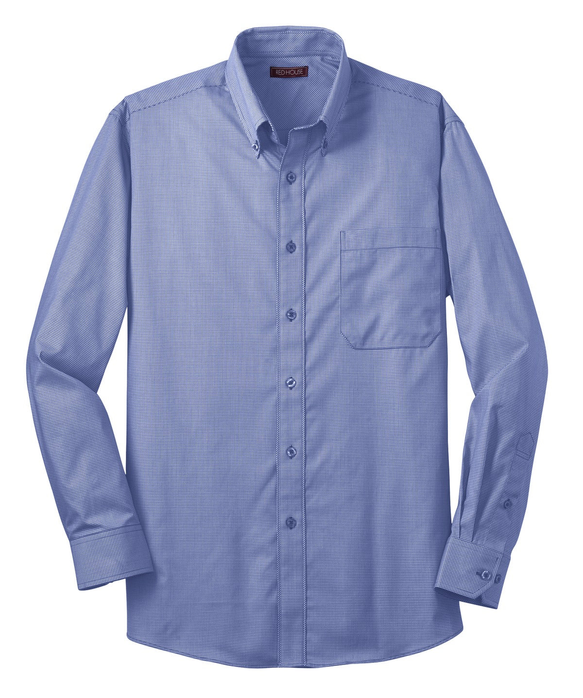 Red House ® - Mini-Check Non-Iron Button-Down Shirt-3