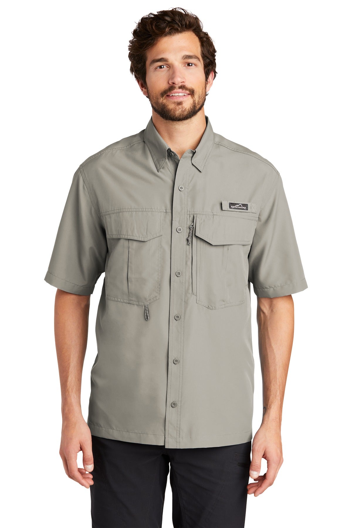 Eddie Bauer Men's Short Sleeve Performance Fishing Shirt. EB602 Corporate Apparel Shirts & Tops