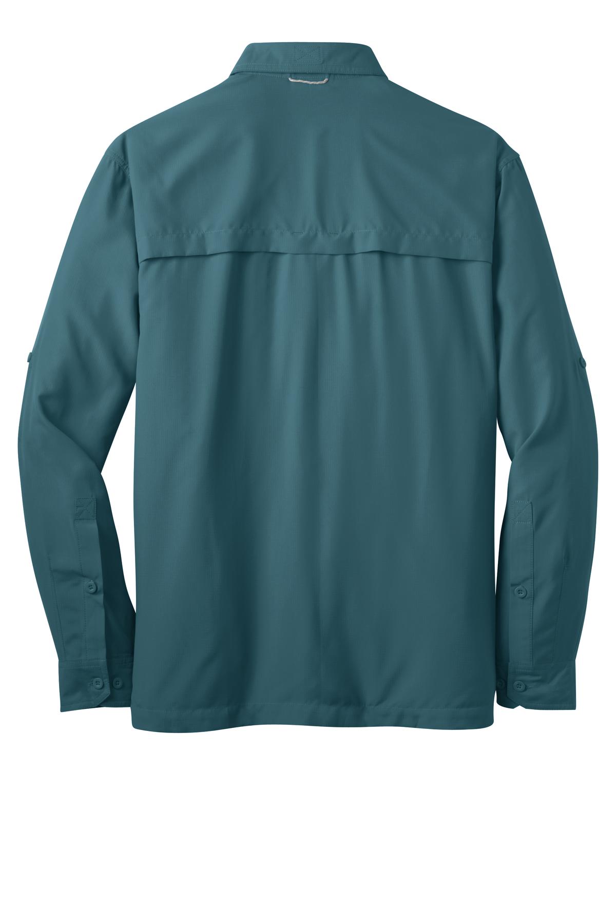 Eddie Bauer Men's Long Sleeve Performance Fishing Shirt. EB600 Corporate Apparel Shirts & Tops