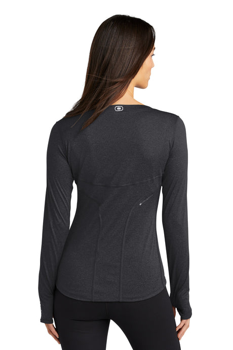 OGIO ENDURANCE Women's Long Sleeve Pulse Crew. LOE321 Corporate Apparel Shirts & Tops