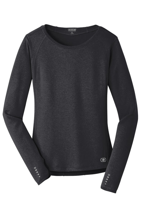 OGIO ENDURANCE Women's Long Sleeve Pulse Crew. LOE321 Corporate Apparel Shirts & Tops