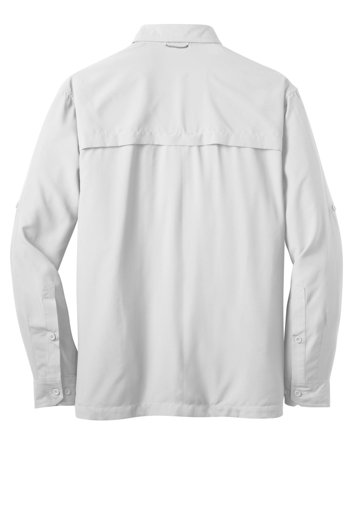 Eddie Bauer Men's Long Sleeve Performance Fishing Shirt. EB600 Corporate Apparel Shirts & Tops