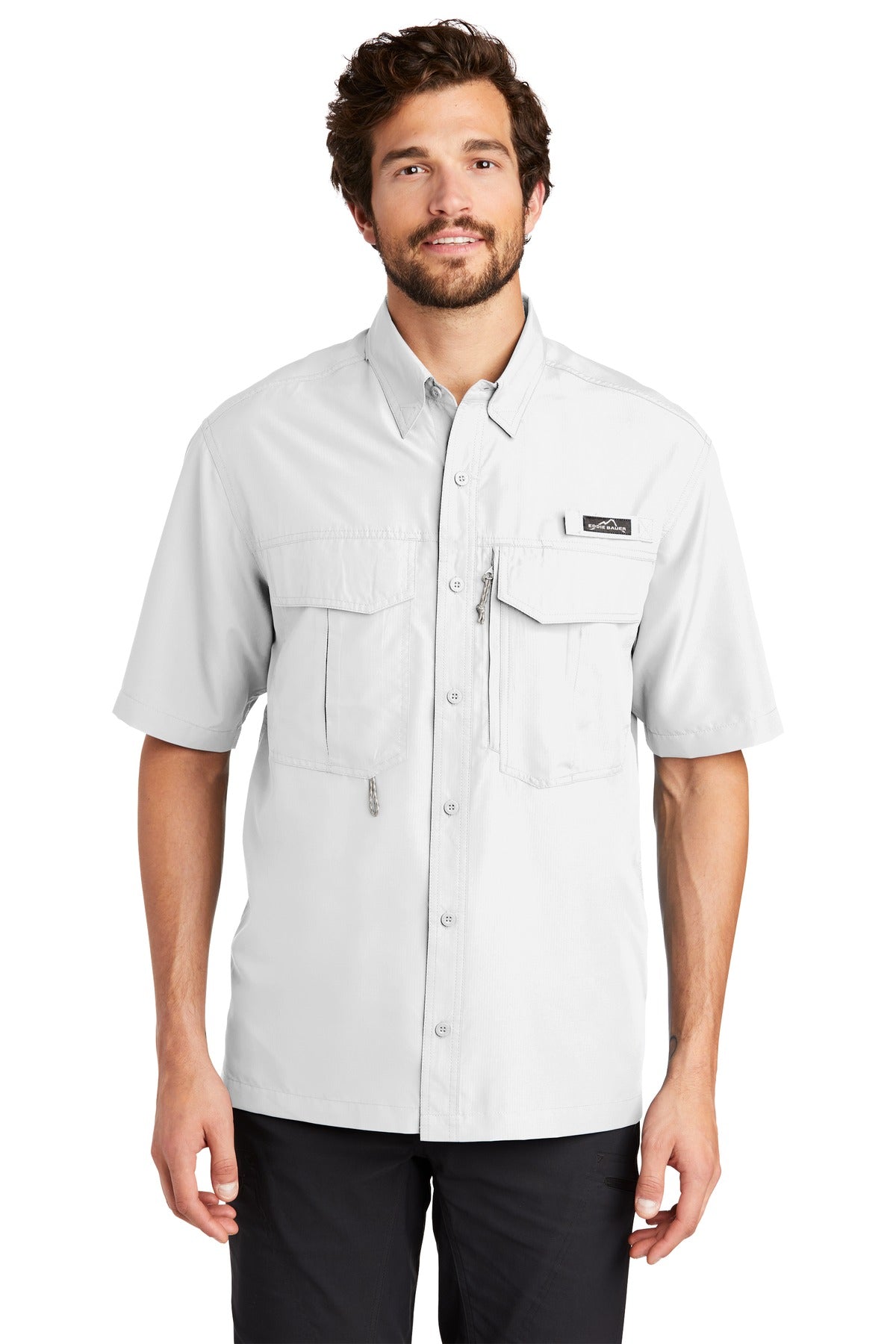 Eddie Bauer Men's Short Sleeve Performance Fishing Shirt. EB602 Corporate Apparel Shirts & Tops