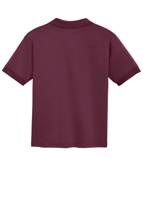 Gildan Youth DryBlend Jersey Knit Sport Polo. 8800B Youth Apparel Shirts & Tops