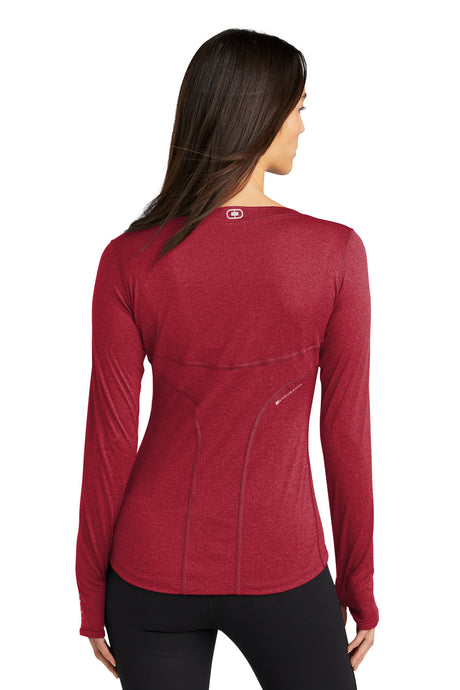 OGIO ENDURANCE Women's Long Sleeve Pulse Crew. LOE321 Corporate Apparel Shirts & Tops