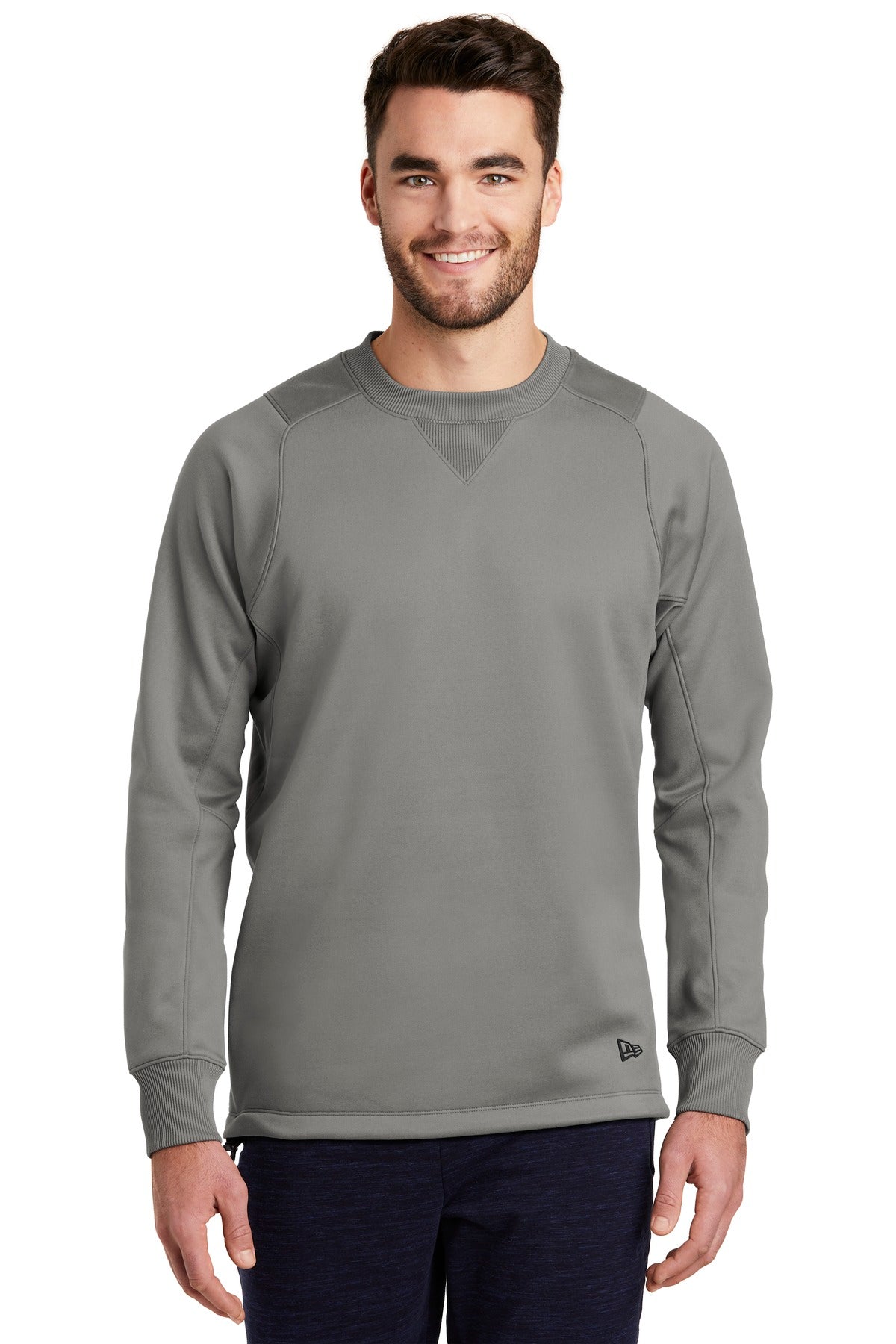 New Era Men's Venue Fleece Crew. NEA521 Corporate Apparel Sweatshirts & Fleece