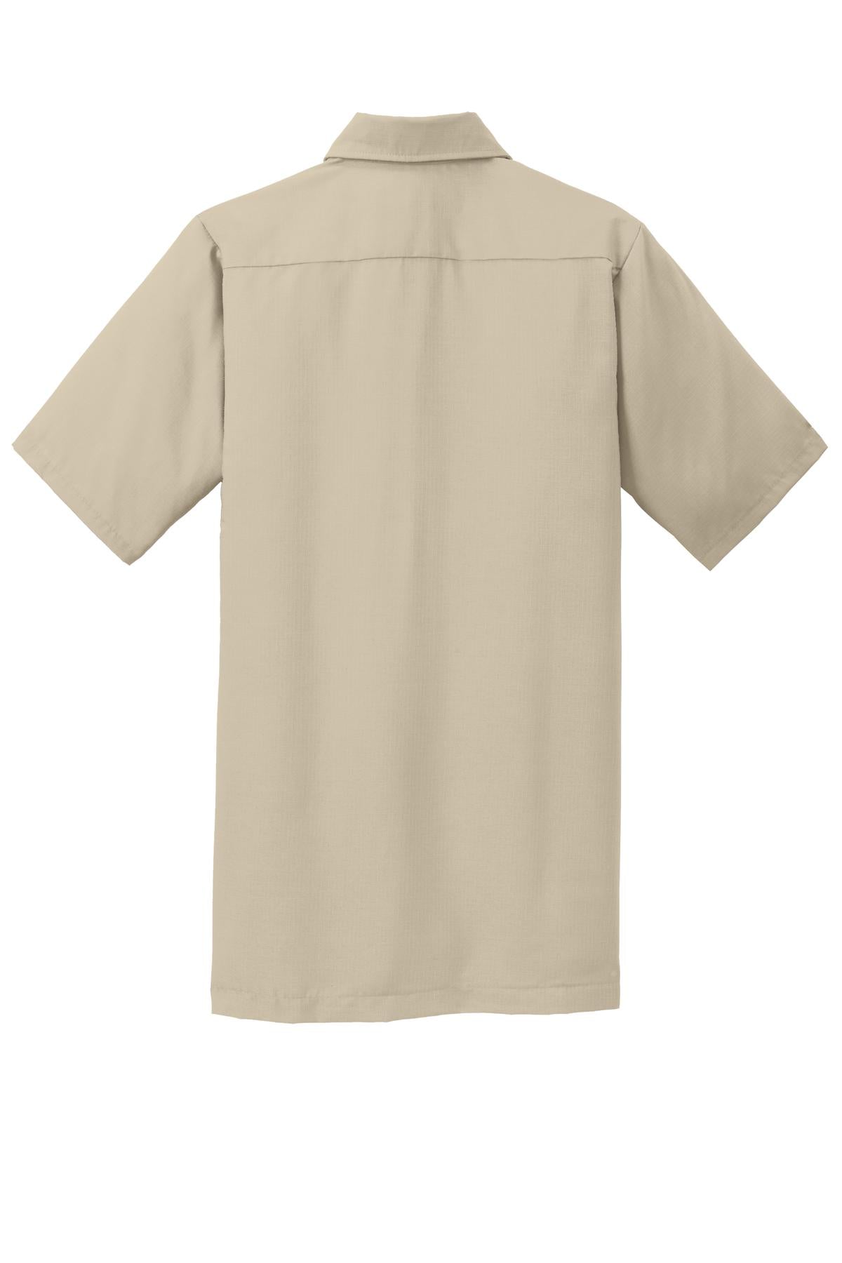 Red Kap Men's Ripstop Short Sleeve Work Shirt. SY60 Corporate Apparel Shirts & Tops