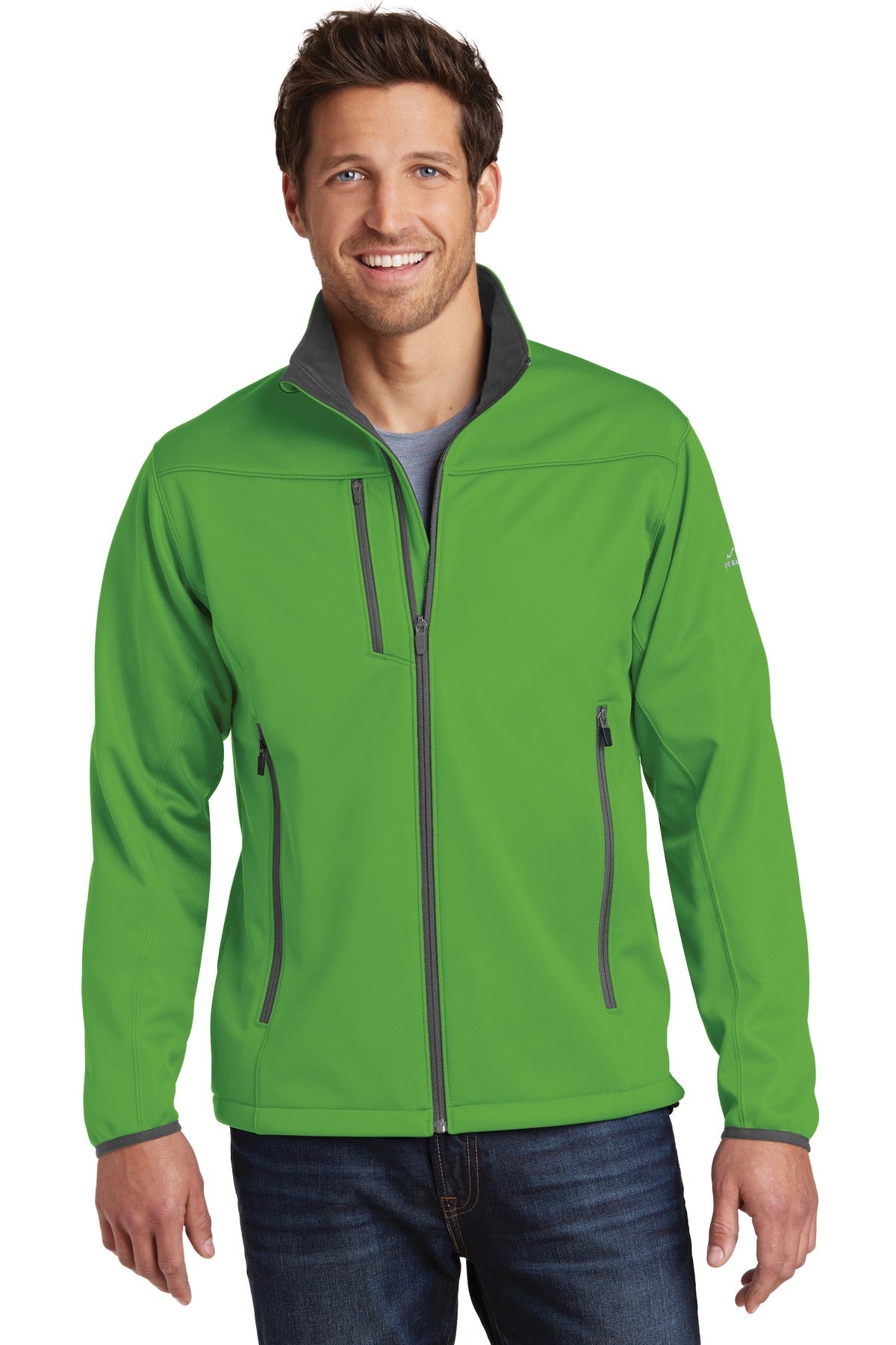 Eddie Bauer Men's Weather-Resist Soft Shell Jacket. EB538 Corporate Apparel Jackets & Vests