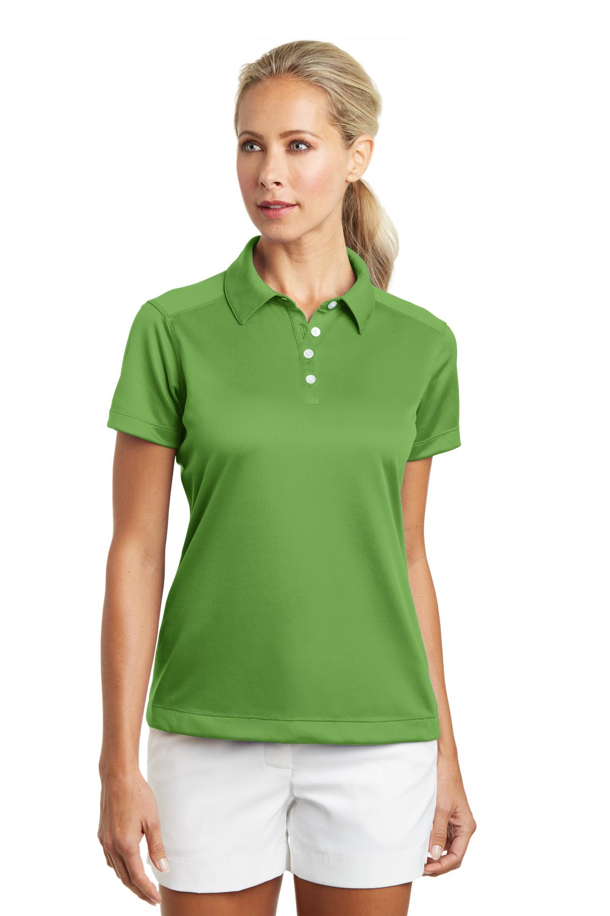 Nike Women's Dri-FIT Pebble Texture Polo. 354064 Corporate Apparel Shirts & Tops