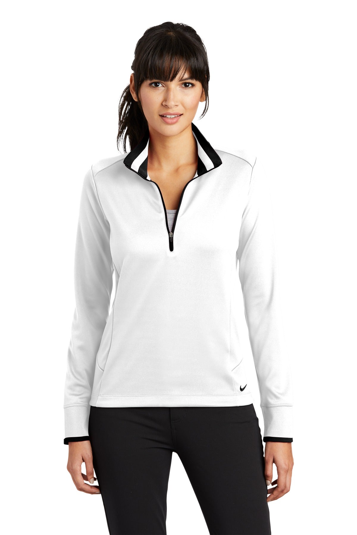 Nike Women's Dri-FIT 1/2 Zip Cover Up. 578674 Corporate Apparel Sweatshirts & Fleece