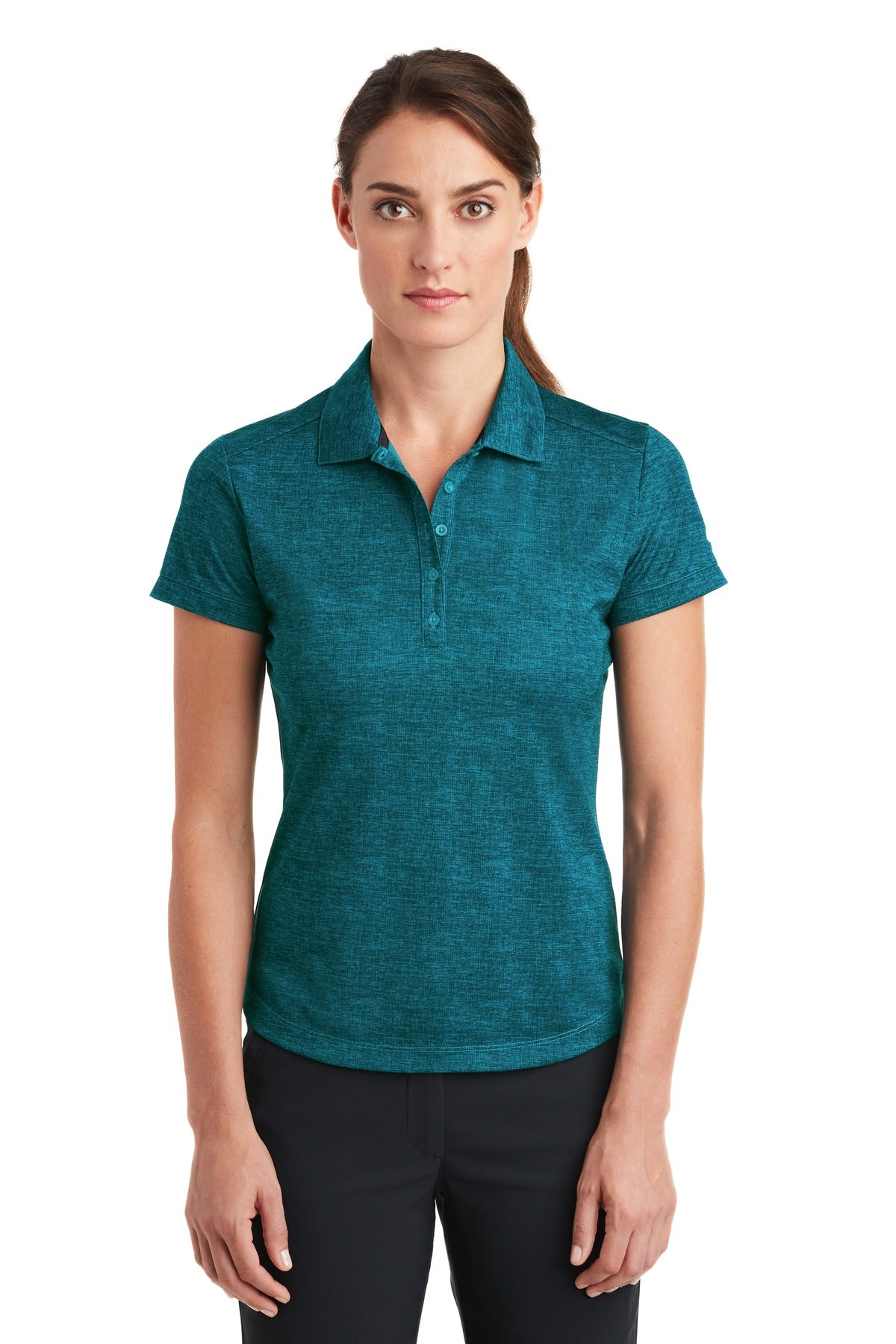 Nike Women's Dri-FIT Crosshatch Polo. 838961 Corporate Apparel Shirts & Tops