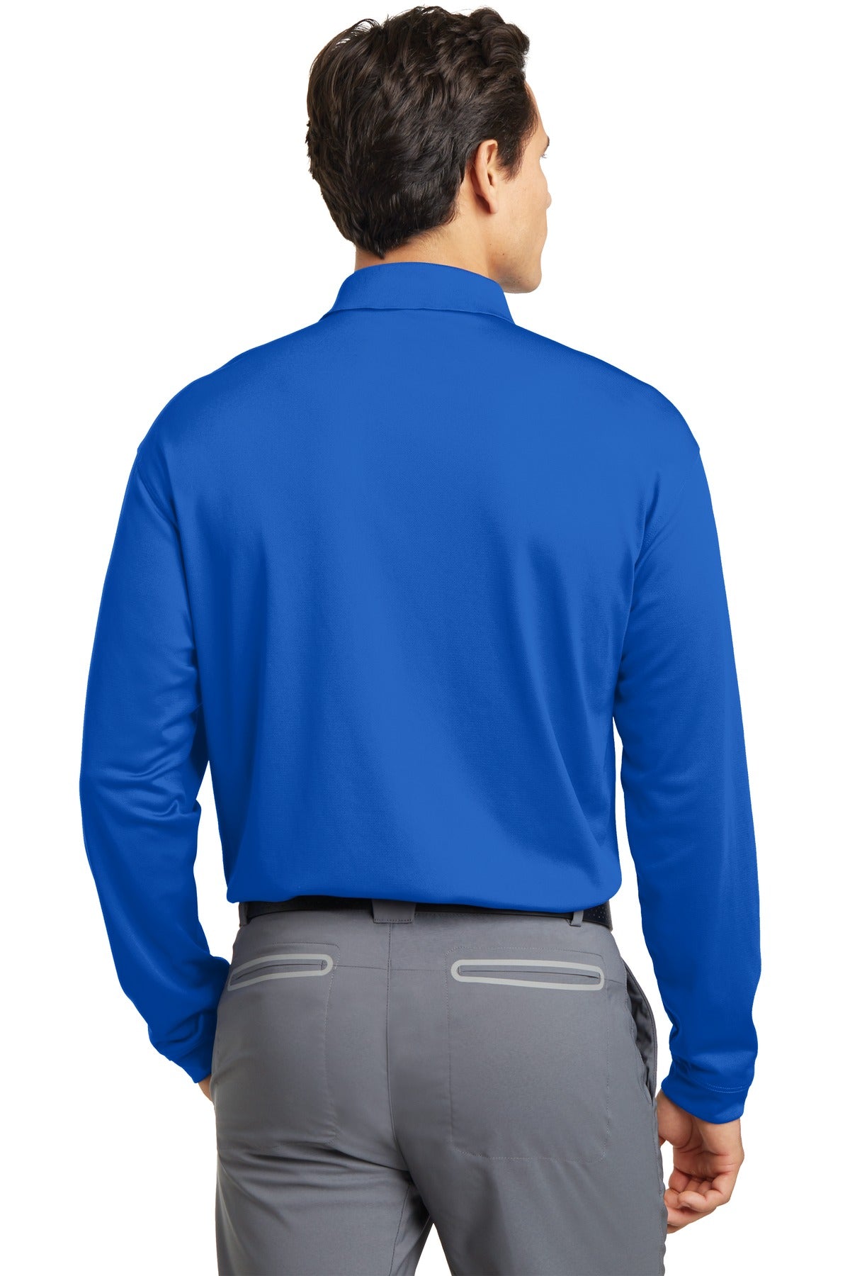 Nike Men's Tall Long Sleeve Dri-FIT Stretch Tech Polo. 604940 Corporate Apparel Shirts & Tops