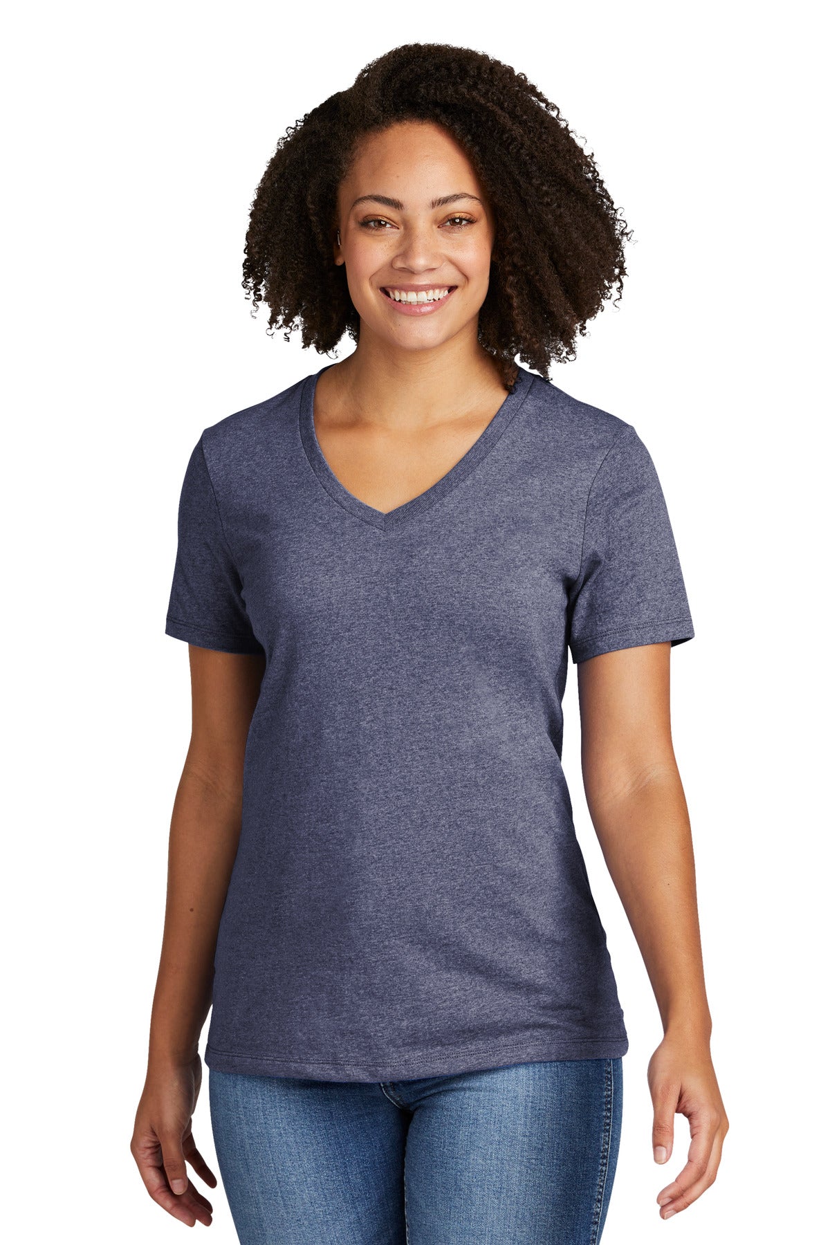 AllMade Women's Recycled Blend V-Neck Tee AL2303