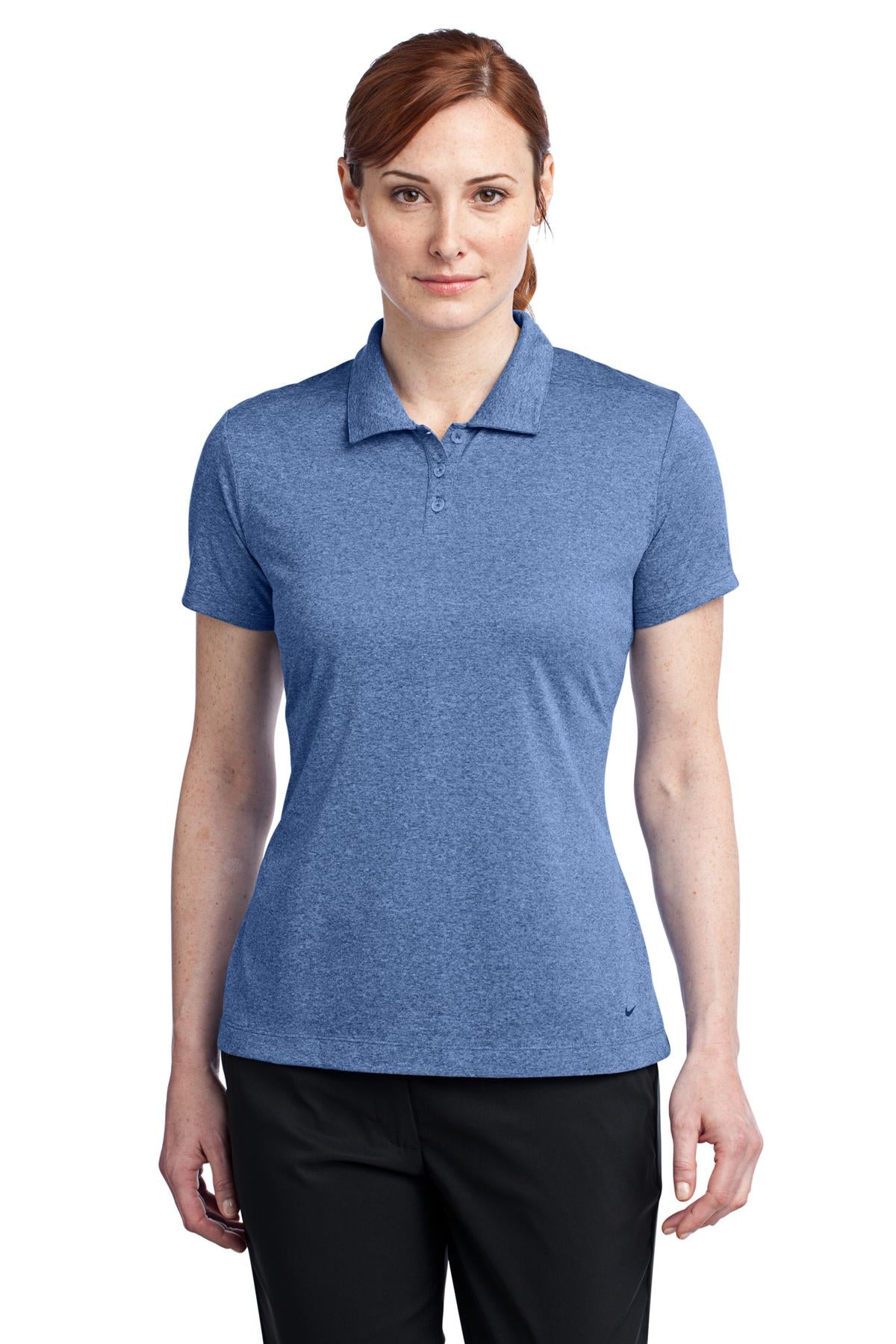 Nike Women's Dri-FIT Heather Polo. 474455 Corporate Apparel Shirts & Tops