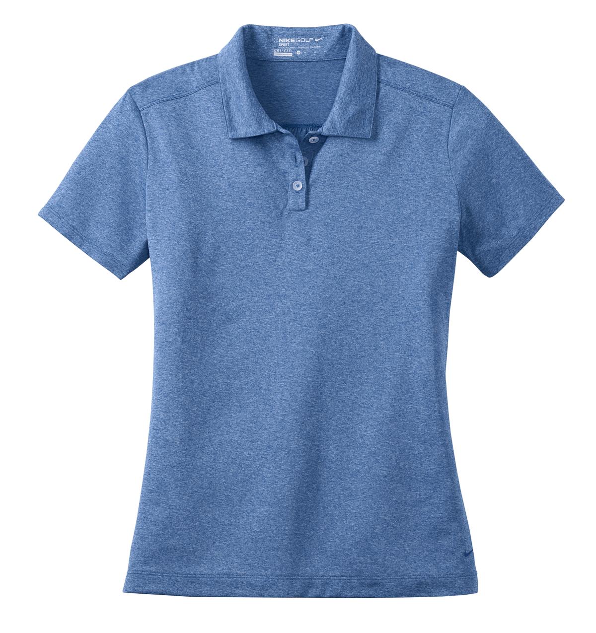 Nike Women's Dri-FIT Heather Polo. 474455 Corporate Apparel Shirts & Tops