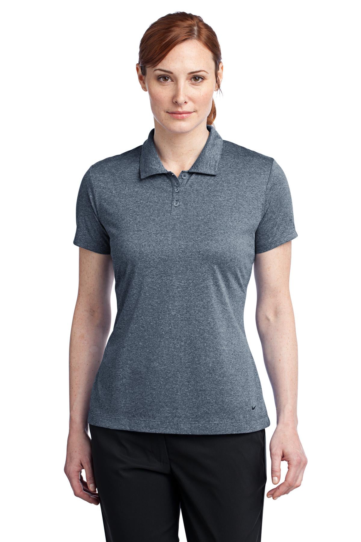 Nike Women's Dri-FIT Heather Polo. 474455 Corporate Apparel Shirts & Tops