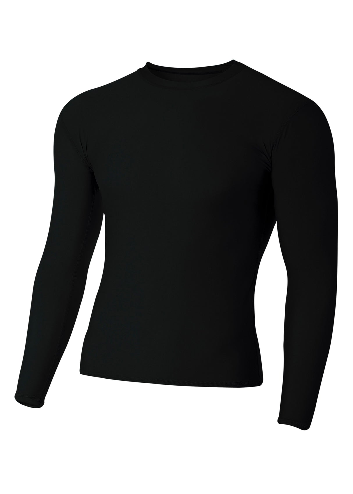 A4 Youth Long Sleeve Compression Crew Youth Apparel Shirts & Tops