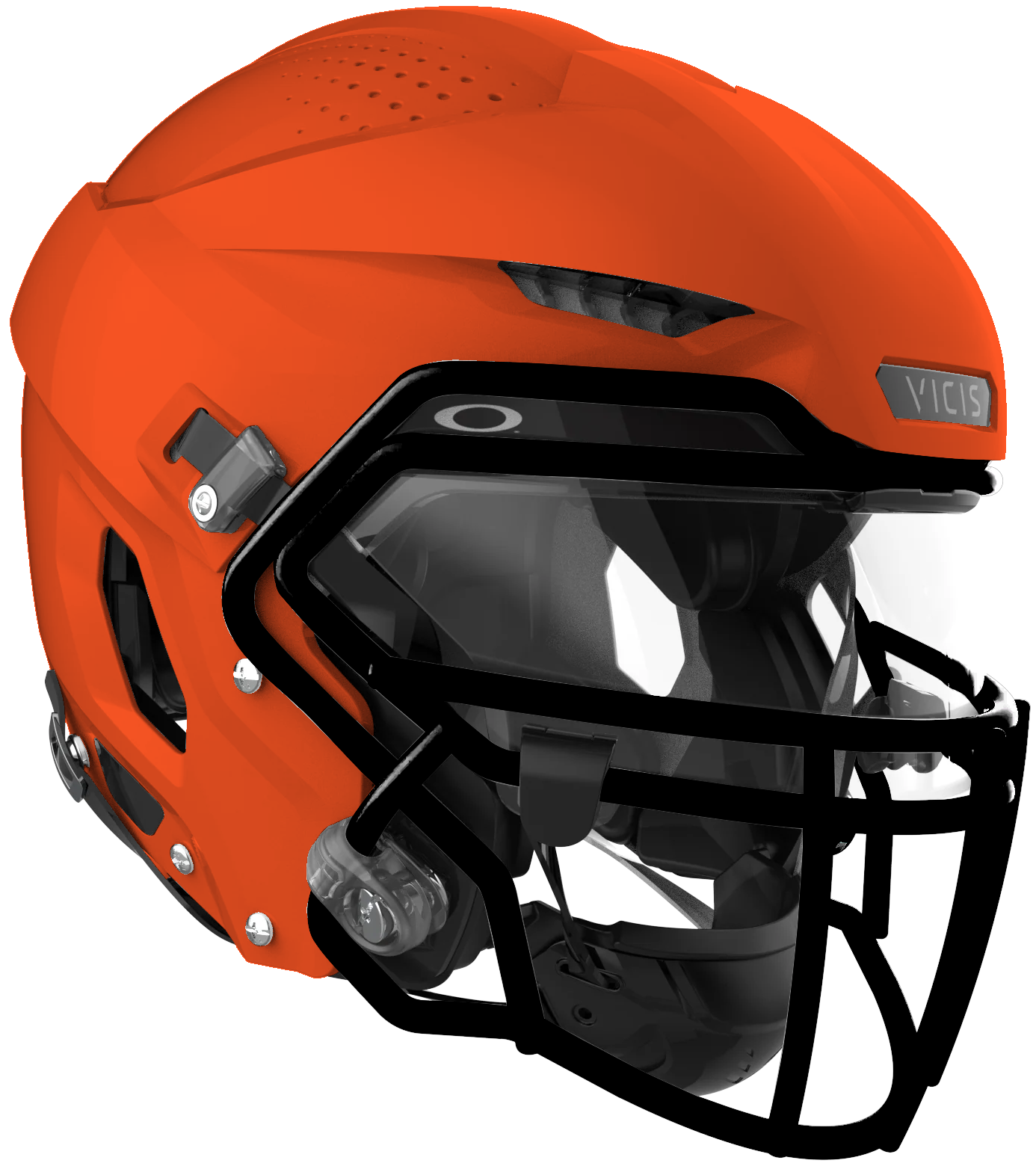 Vicis Adult Zero2 Elite Trench Football Helmet with Titanium Facemask & Oakley Eyeshield Football Helmets Adult