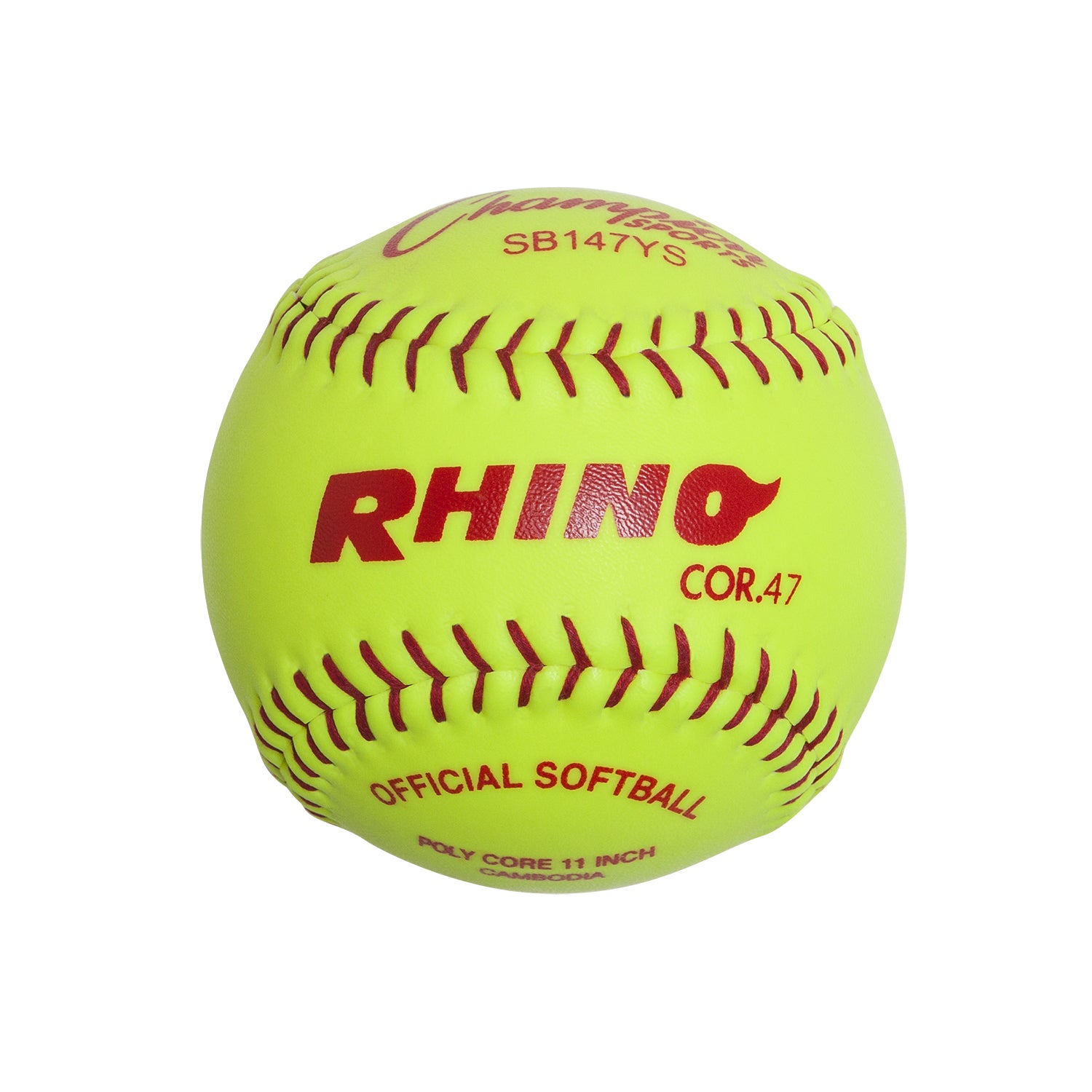 Champion Sports 11" Syntex Leather Cover Softball - Dozen Champion Sports