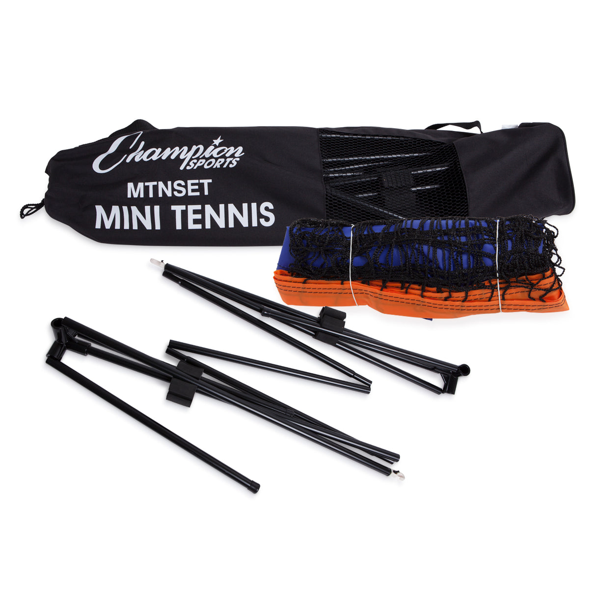 Champion Sports Mini Tennis Net Set Tennis & Racquet Nets & Court Equipment All