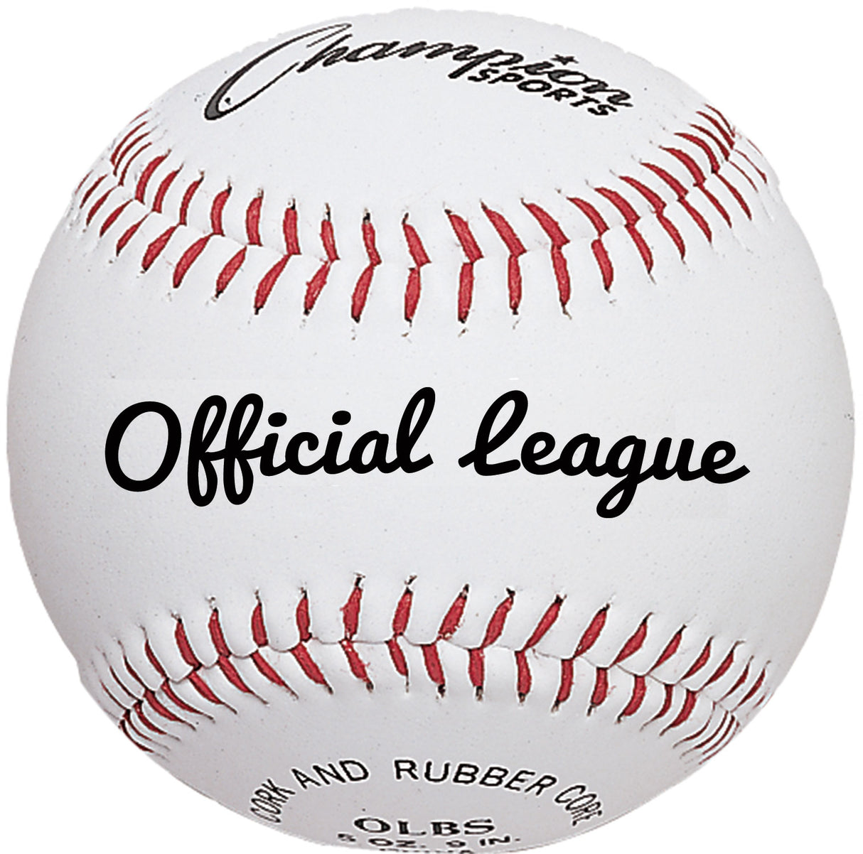 Champion Sports Syntex Leather Baseball - Dozen Baseball Baseballs All