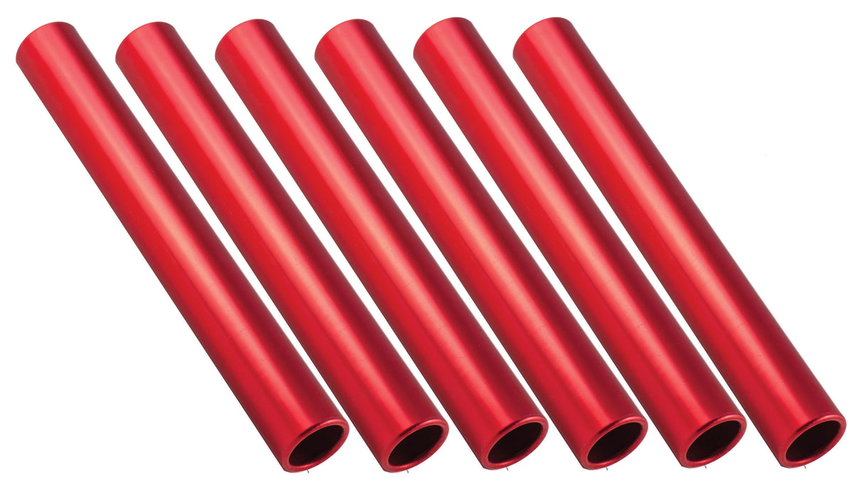Champion Sports Aluminum Relay Baton - Pack of 6 Track & Field Field Equipment All
