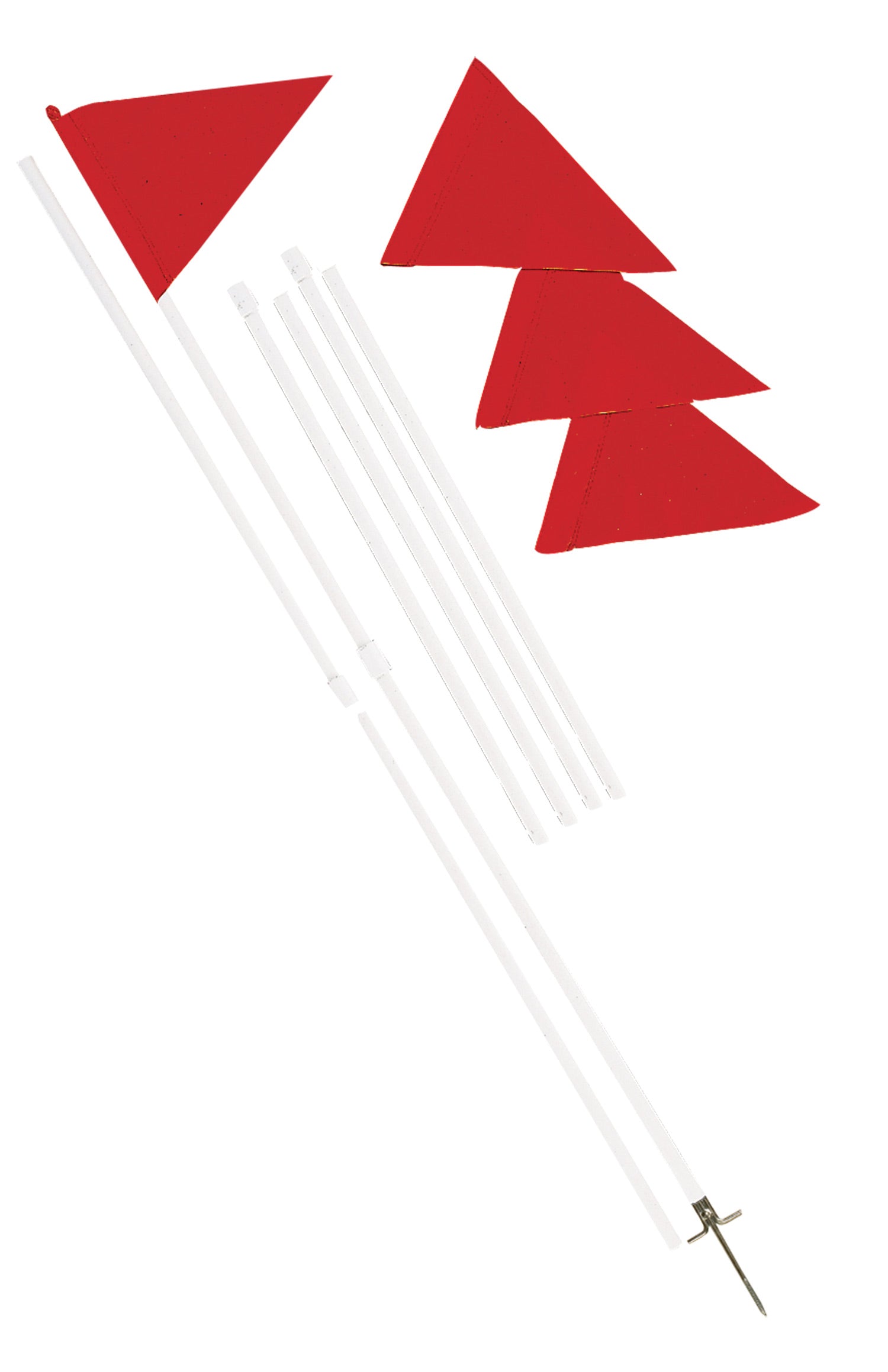 Champion Sports Two-Piece Economy Soccer Corner Flag Set Soccer Field Equipment All