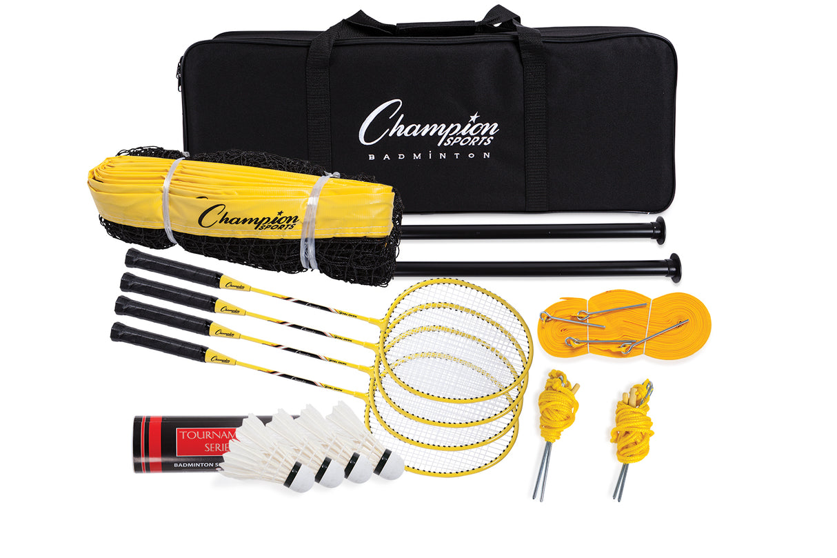 Champion Sports Tournament Series Badminton Set Tennis & Racquet Badminton Racquets All