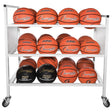 Champion Sports 24 Ball Double Wide Ball Cart Basketball Equipment All