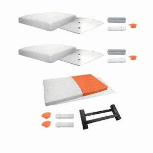 Champion Sports Breakaway Safety Base Set Baseball Field Equipment All