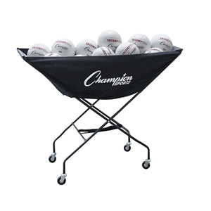 Champion Sports Pro Collapsible Volleyball Cart Volleyball Nets & Court Equipment All