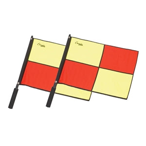 Champion Sports Pro Swivel Linesman's Flag Set Soccer Field Equipment All