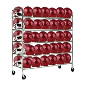 Champion Sports 60 Helmet Football Cart Football Helmet Accessories All