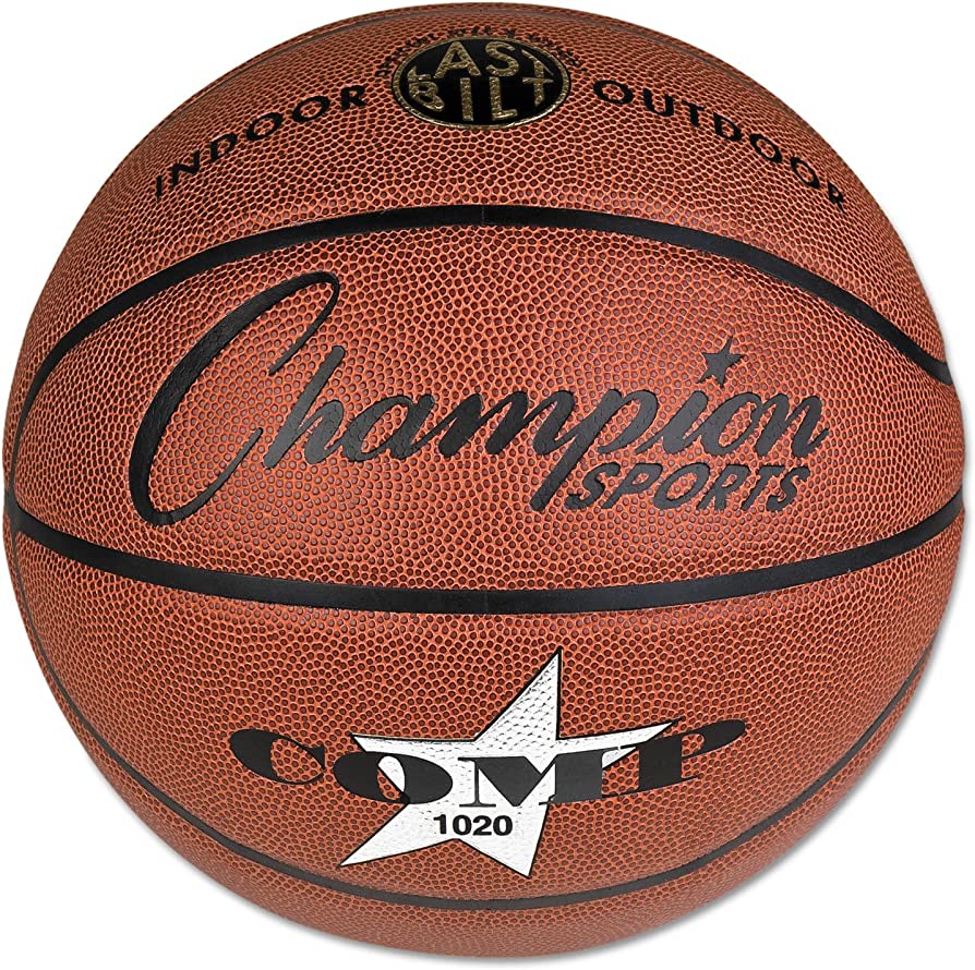 Champion Sports Official Size Composite Basketball Basketball Basketballs All