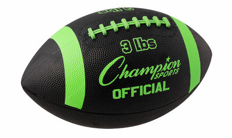 Champion Sports 3 LB Official Size Weighted Football Trainer Football Footballs All