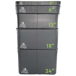 Champion Sports Foam Plyo Box Exercise & Wellness Functional Training Plyo Boxes