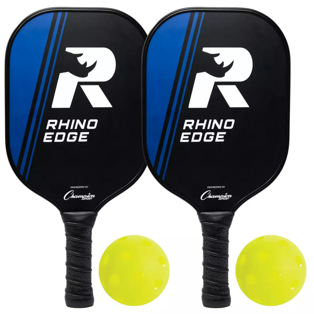 Champion Sports Rhino Pickleball Edge 2 Player Set Tennis & Racquet Pickleball Racquets All